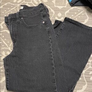 Madewell Black Flare & Wide Leg Jeans